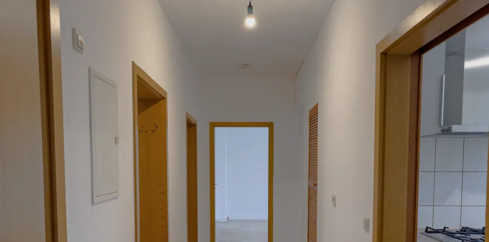 Flur mit Blick in die Zimmer