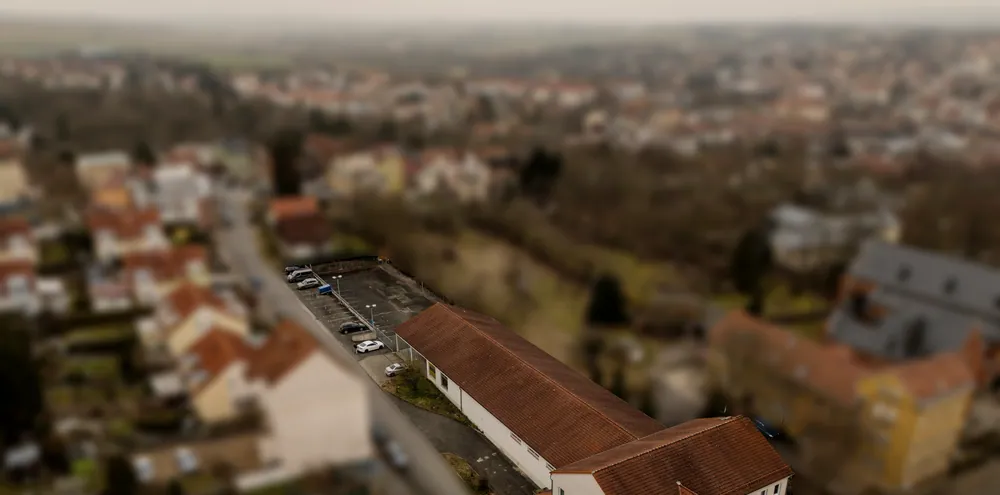 Verkaufte Wohn- und Gewerbeimmobilie in Apolda von oben